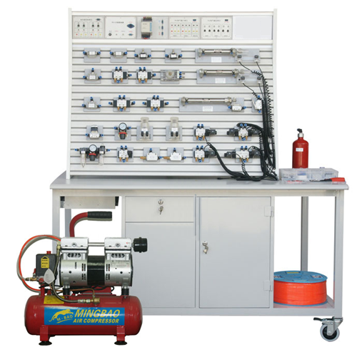 DYQD-2铝槽式铁桌气动PLC控制实验设备